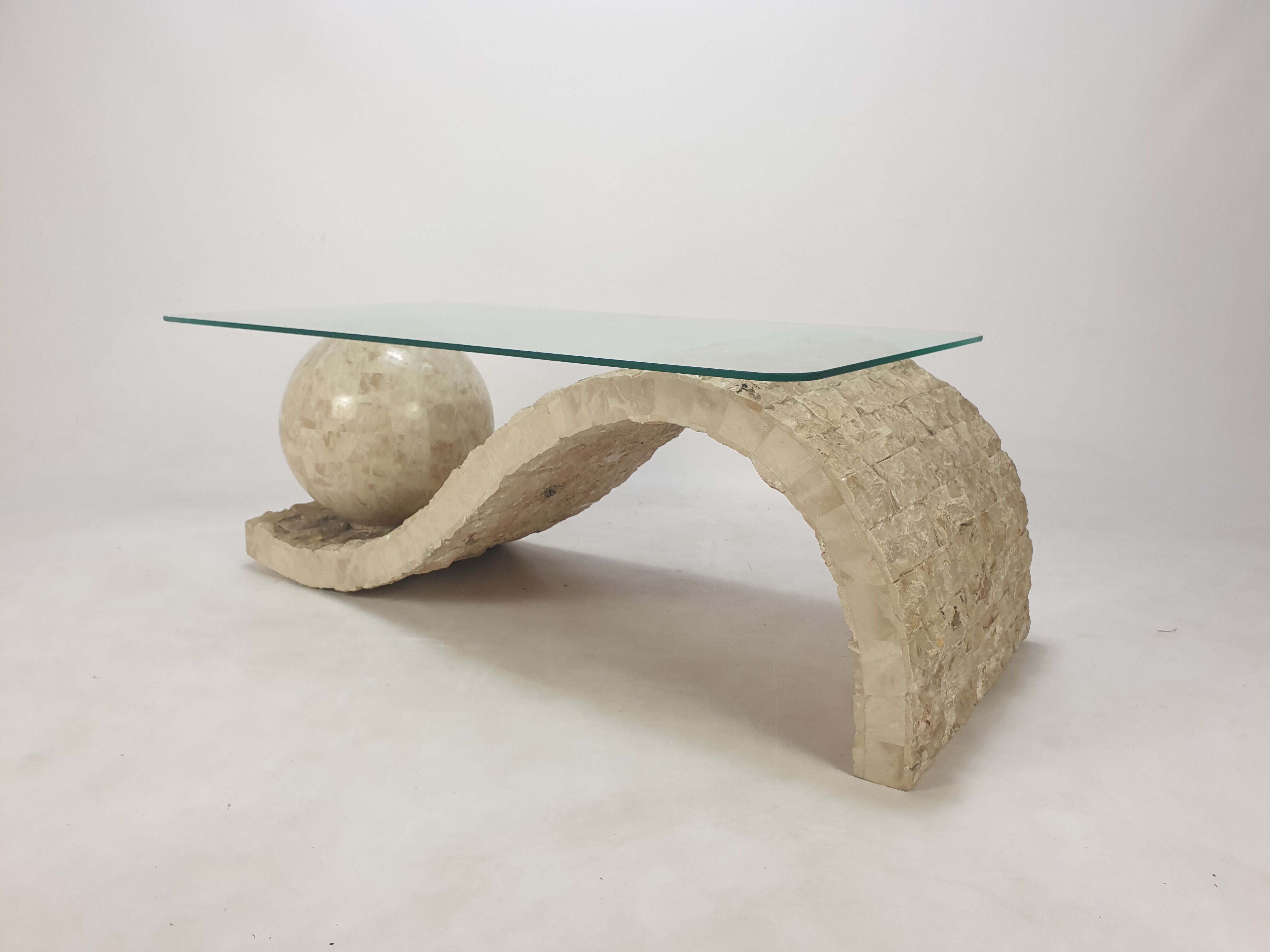 Magnussen Ponte Mactan Stone Coffee Table, 1980s