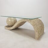 Magnussen Ponte Mactan Stone Coffee Table, 1980s