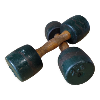 Vintage dumbbells 2.5 kg