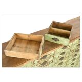 Ancien meuble d’atelier d’orfèvrerie à 63 tiroirs (111 x 212cm x 37cm)