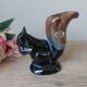 Vintage squirrel vase in flamed stoneware – 1960 - 1970