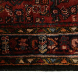 Vintage Red Wool Persian Runner Rug Hand Made Long Oriental Carpet 87x453cm
