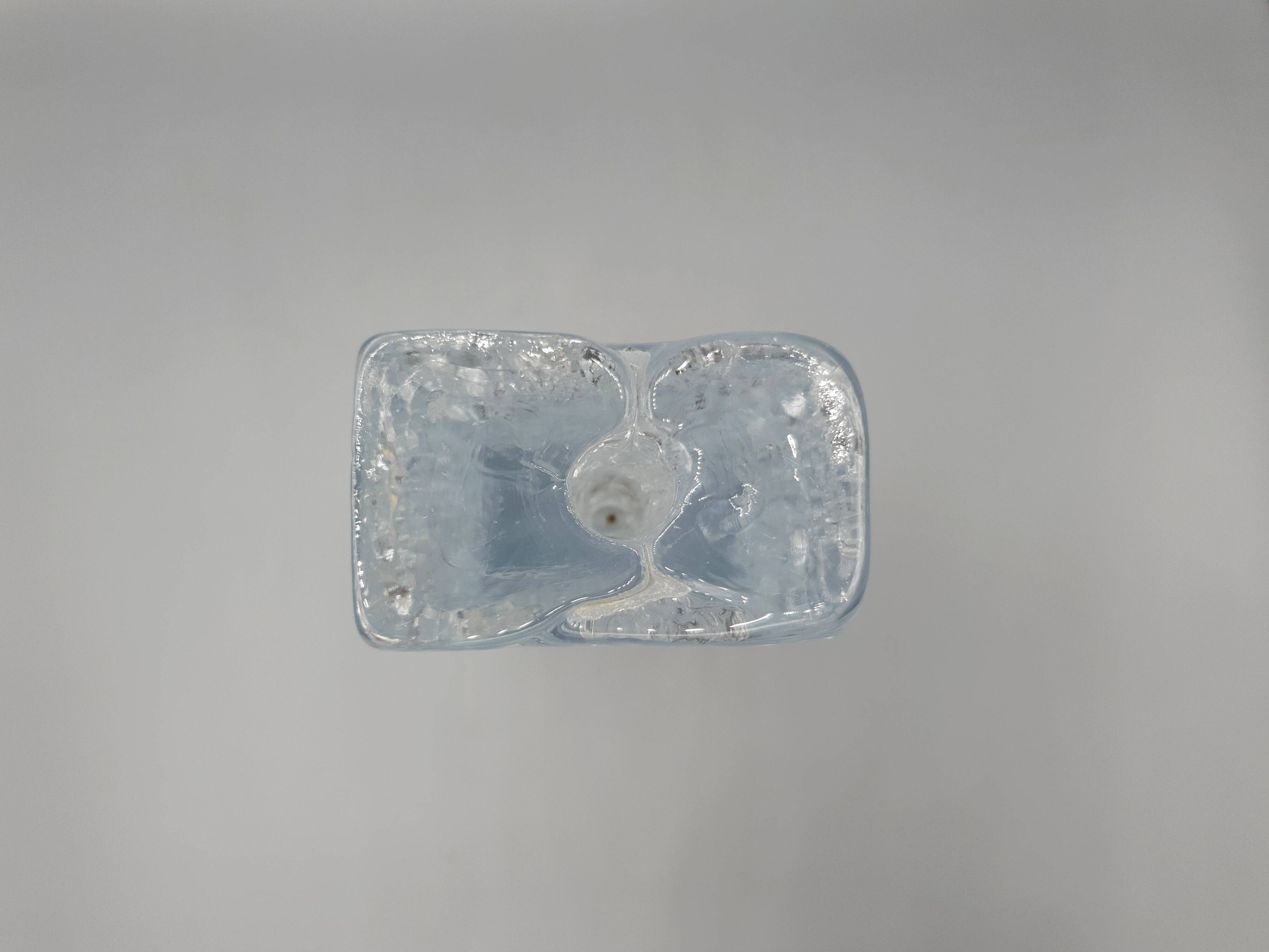 Moulded glass soliflore vase - Ingrid Glashette - 1970s