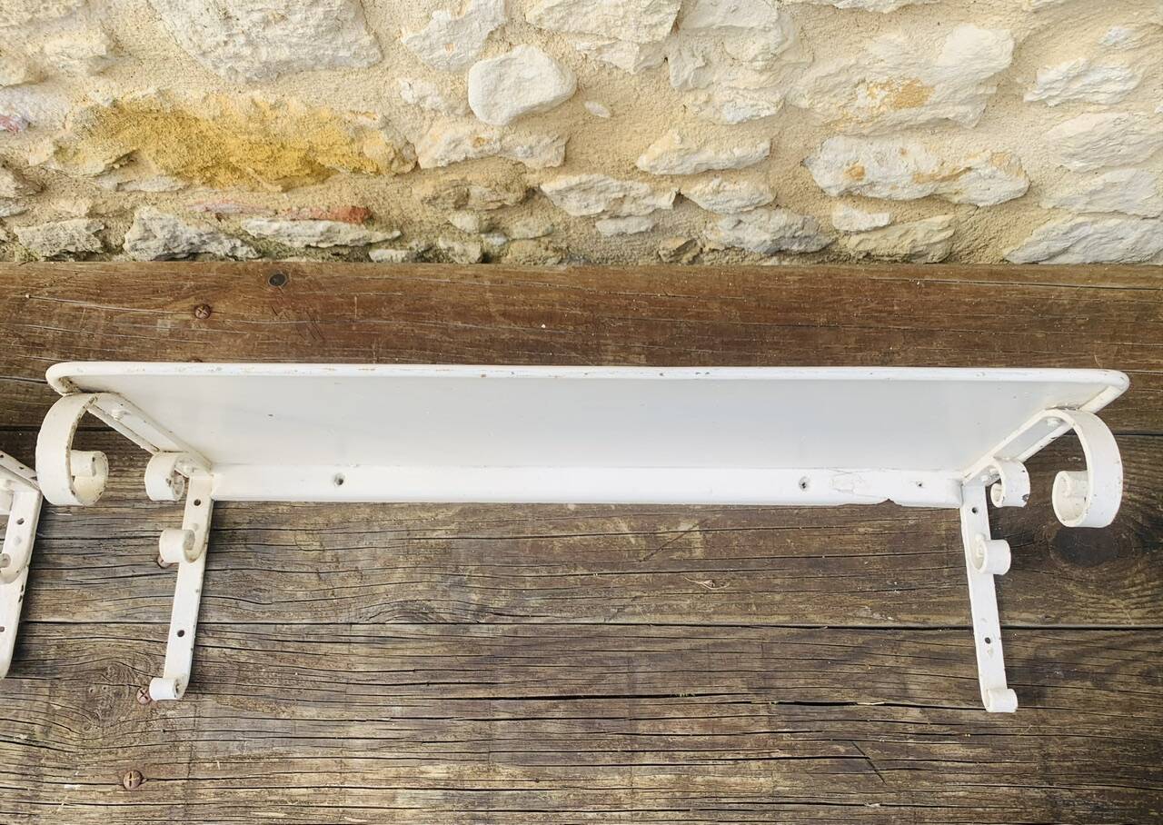 Pair of vintage garden wall shelves, circa 40's/50's