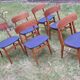Mid century set of 6 teak dining chairs by Farstrup, Denmark 1960s