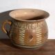 Old glazed ceramic pot – Central Europe, around 1930