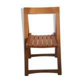 Wooden folding chair