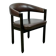 Italian Arm Chair Club Chair in Leather 1980s