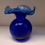 Blue Crystal Vase Lancel