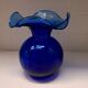 Blue Crystal Vase Lancel