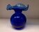 Vase en Cristal Bleu Lancel