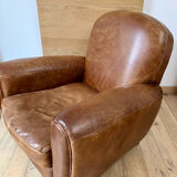 Club leather armchair