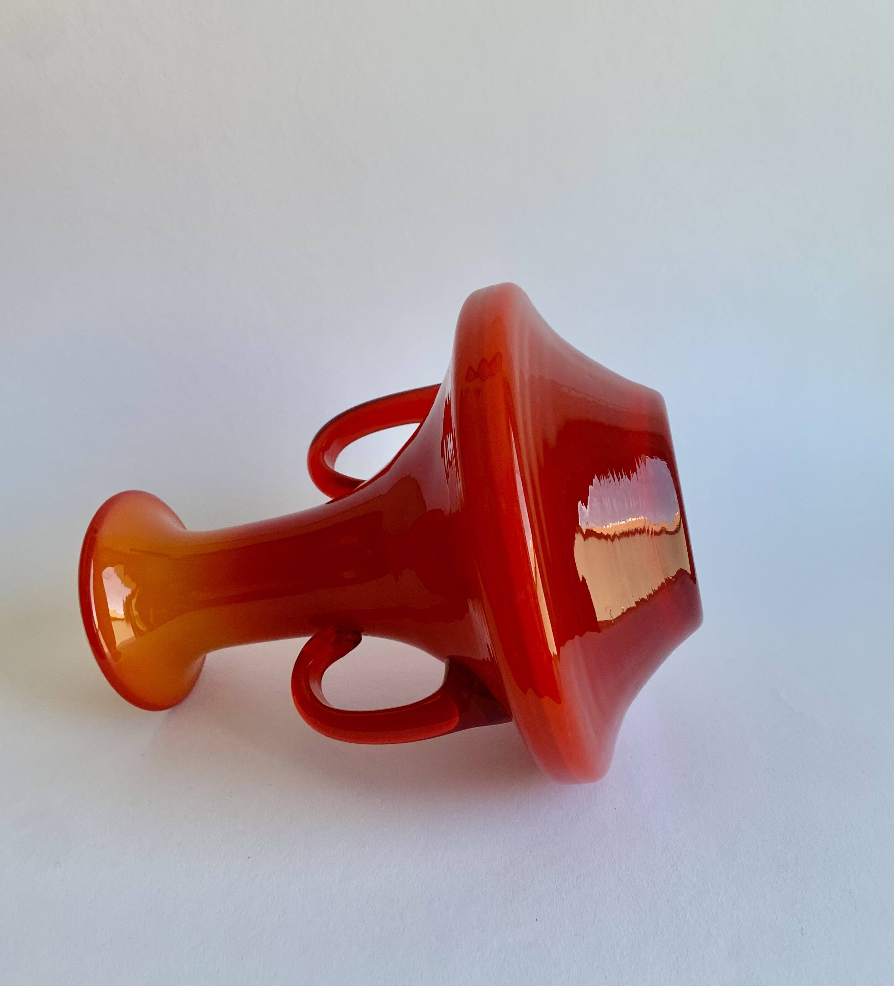 Vintage Glass Vase – 1970s