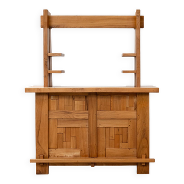 Vintage solid elm bar from the 1960s.