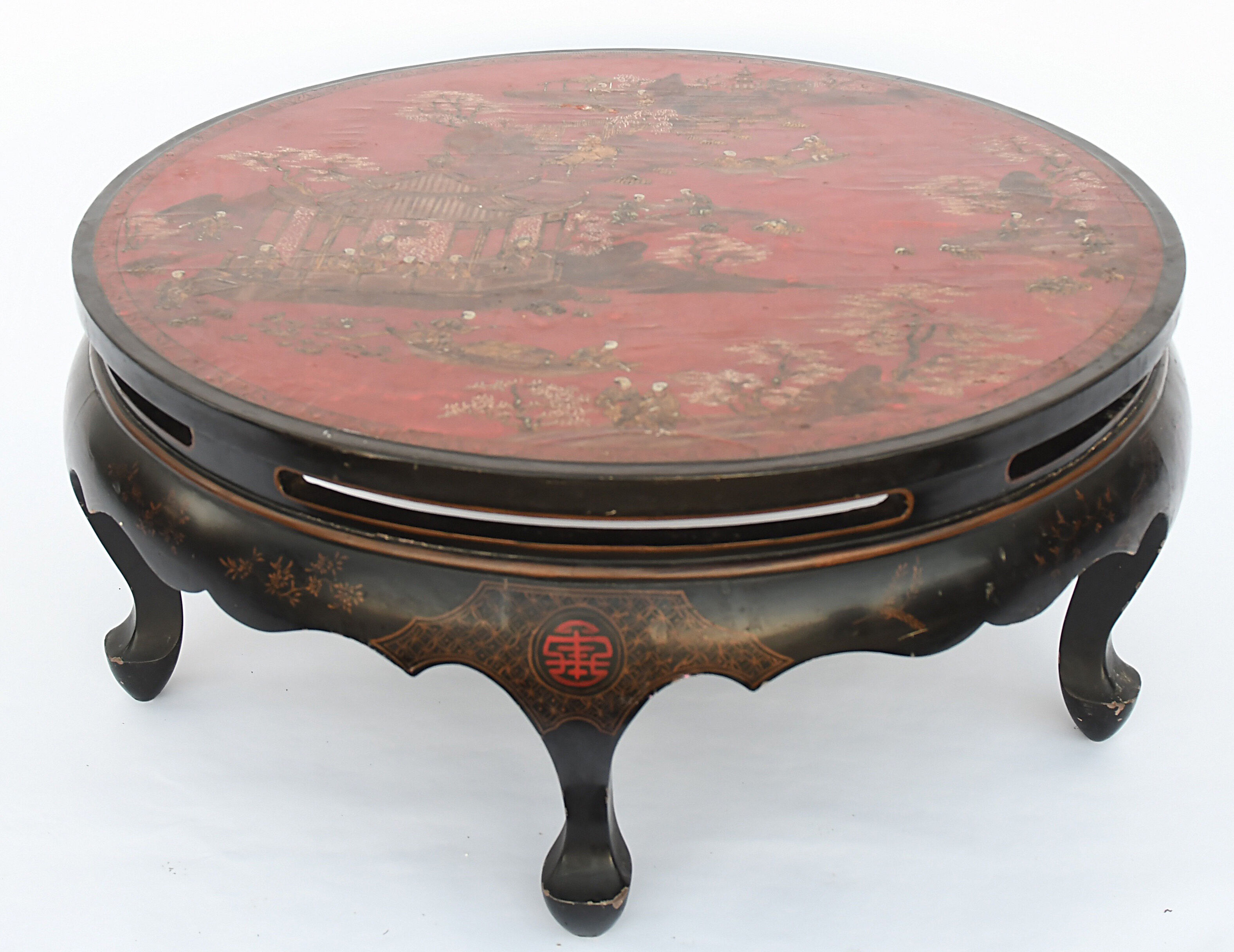 Chinese round coffee table