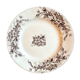 Plat rond en terre de fer HB & Cie