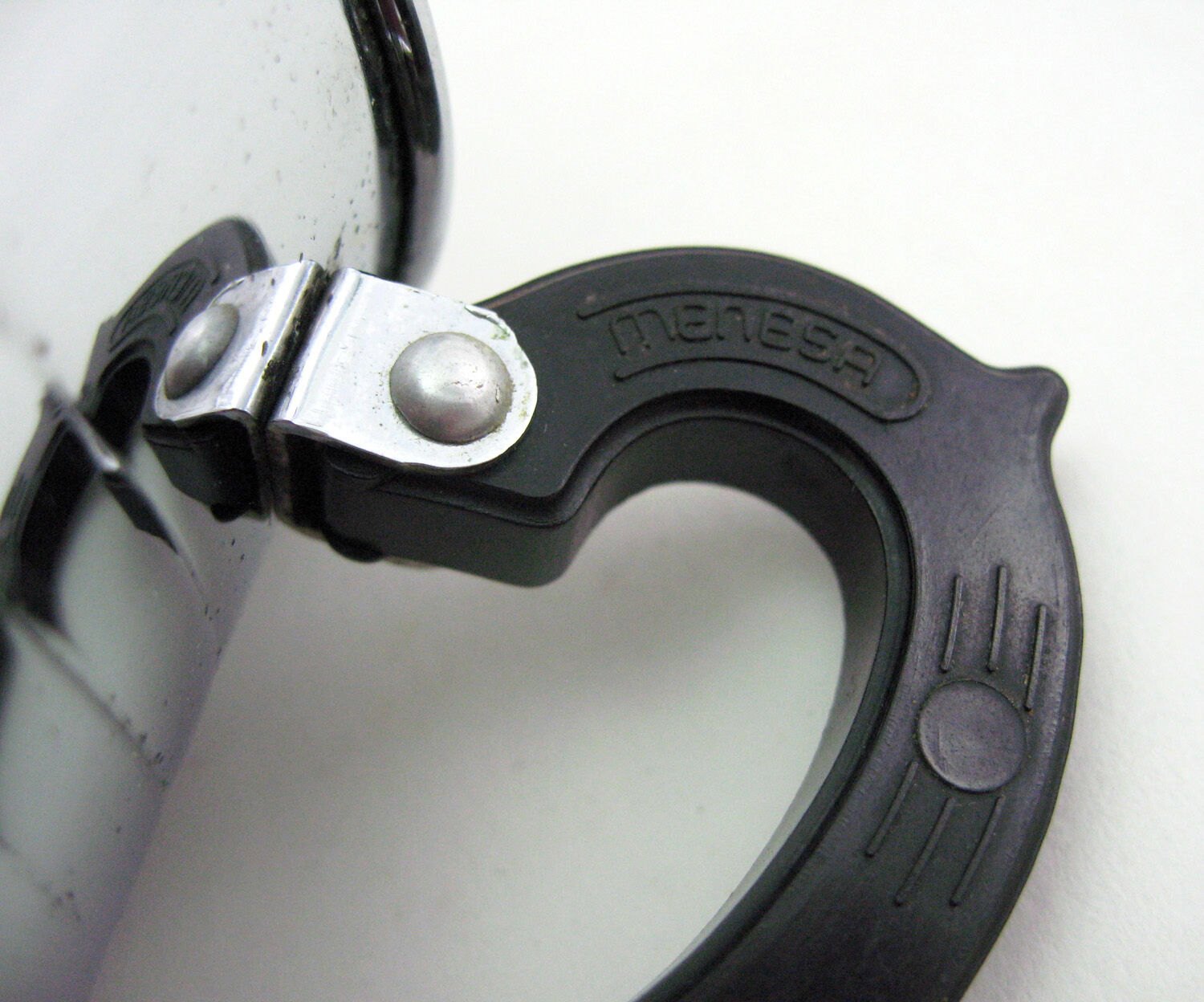 Antique chrome-plated copper sugar bowl - Menesa France - vintage 1940s