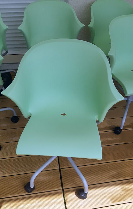 Series of 8 designer armchairs “Bla bla bla” Marco Maran