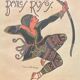 Old dance show poster: the Ballets Russes 1921