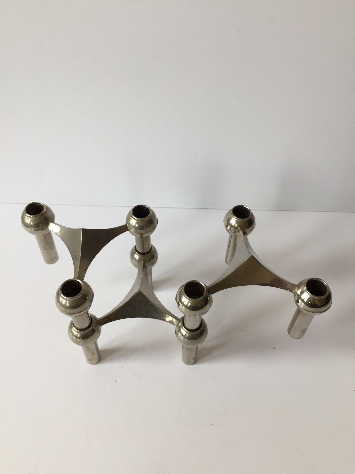 Modular candlestick of the Nagel creator of the years 1970