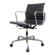 Fauteuil Vitra EA118 en cuir Noir
