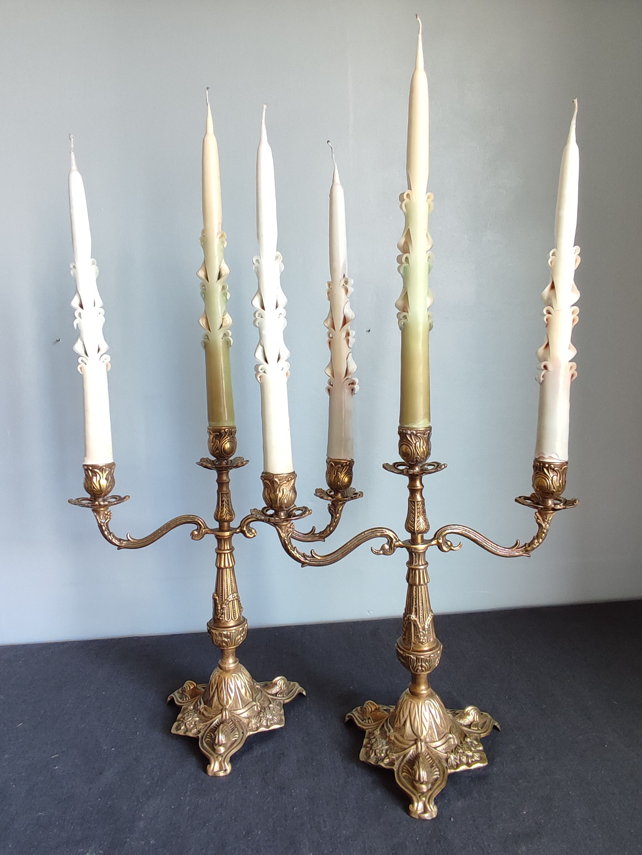 Pair of vintage candlesticks