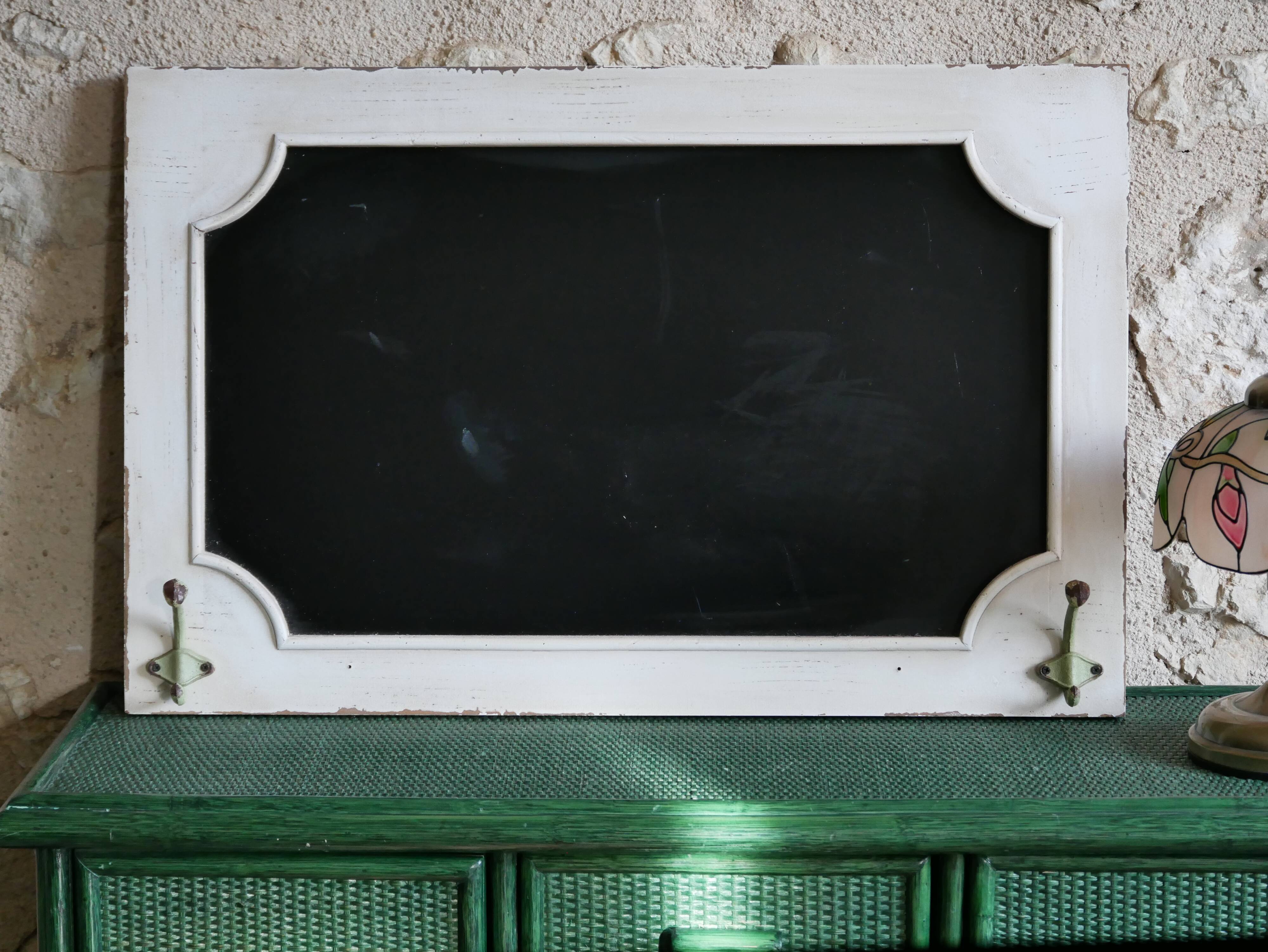 Coat hook slate board