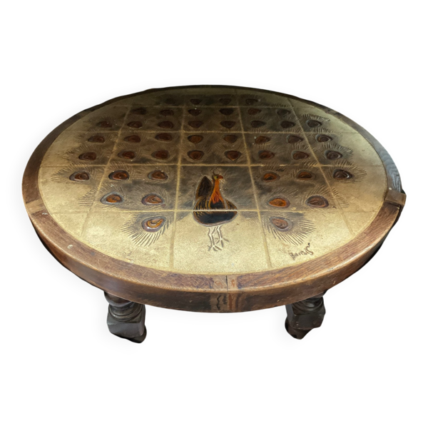 Table basse signée barrois de vallauris