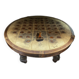 Coffee table signed barrois de vallauris
