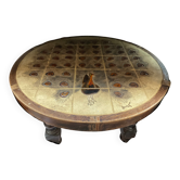 Coffee table signed Barrois de Vallauris