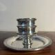 Silver-plated table candlestick