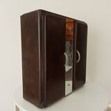 Vintage metal medicine cabinet from the 1950s