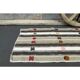 1970s Turkish Oushak Handmade Wool Cotton White Runner 70x241