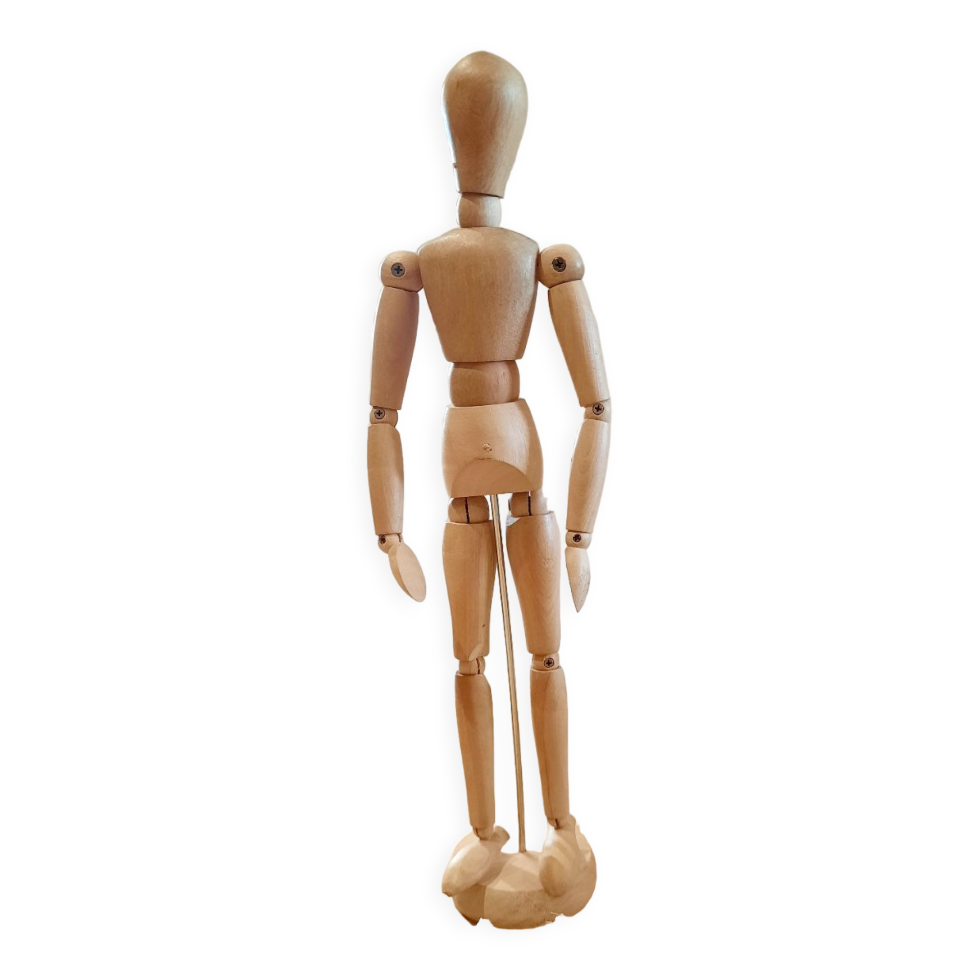 Mannequin articulé en bois vintage