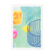 Illustration A5, lemon, in risography