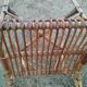 vintage antique rattan armchair