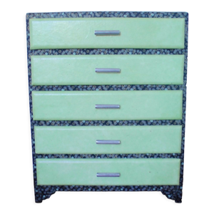 commode marouflée