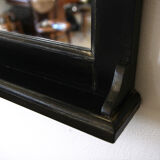 Old-air patinated black mirror 54x38cm