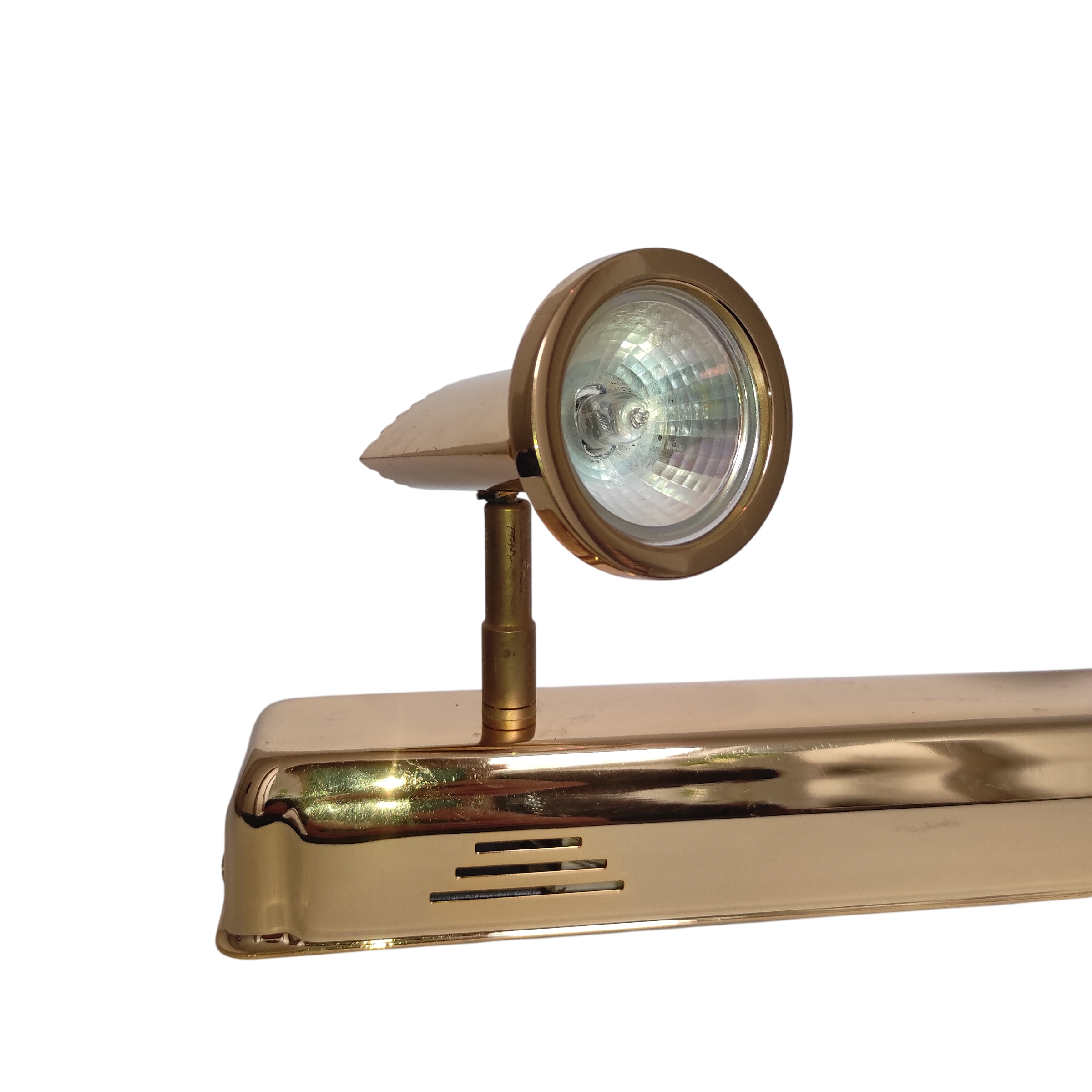 Double spot mural brass plated gold adjustable
