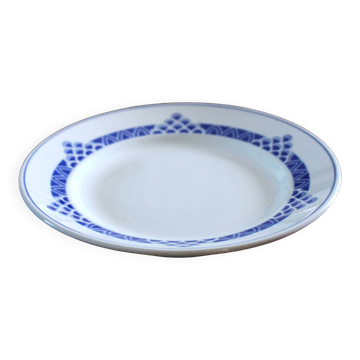 Blue pedestal coupe Ariège Digoin Sarreguemines