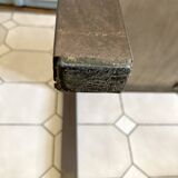 Roger Capron Herbier - Rectangular coffee table with patinated steel frame