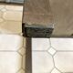 Roger Capron Herbier - Rectangular coffee table with patinated steel frame