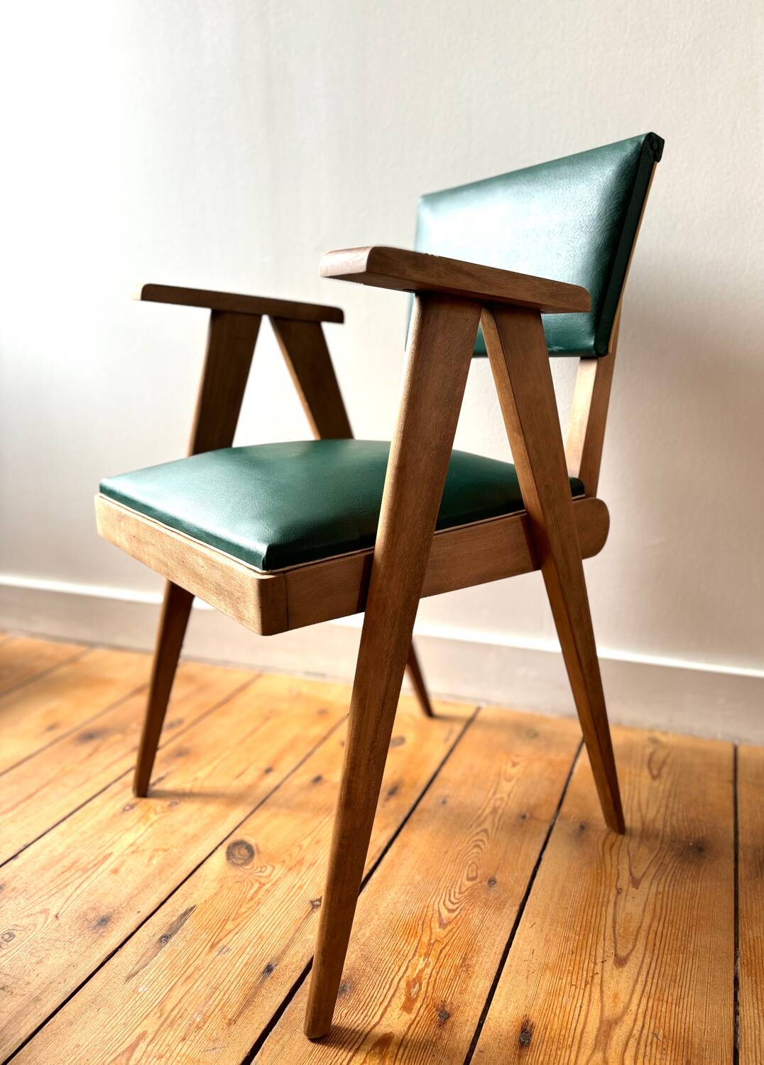 Pair of bridge armchairs