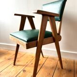 Paire de fauteuils bridge