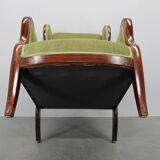 Danish mid-century wingback armchair by Frits Henningsen, 1950s