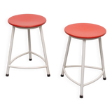 pair Ahrend de Cirkel Stools Design Friso Kramer 1950s Holland