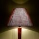 Art deco wooden lamp