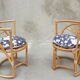Bamboo chairs, Italy, 1960s, set of 3