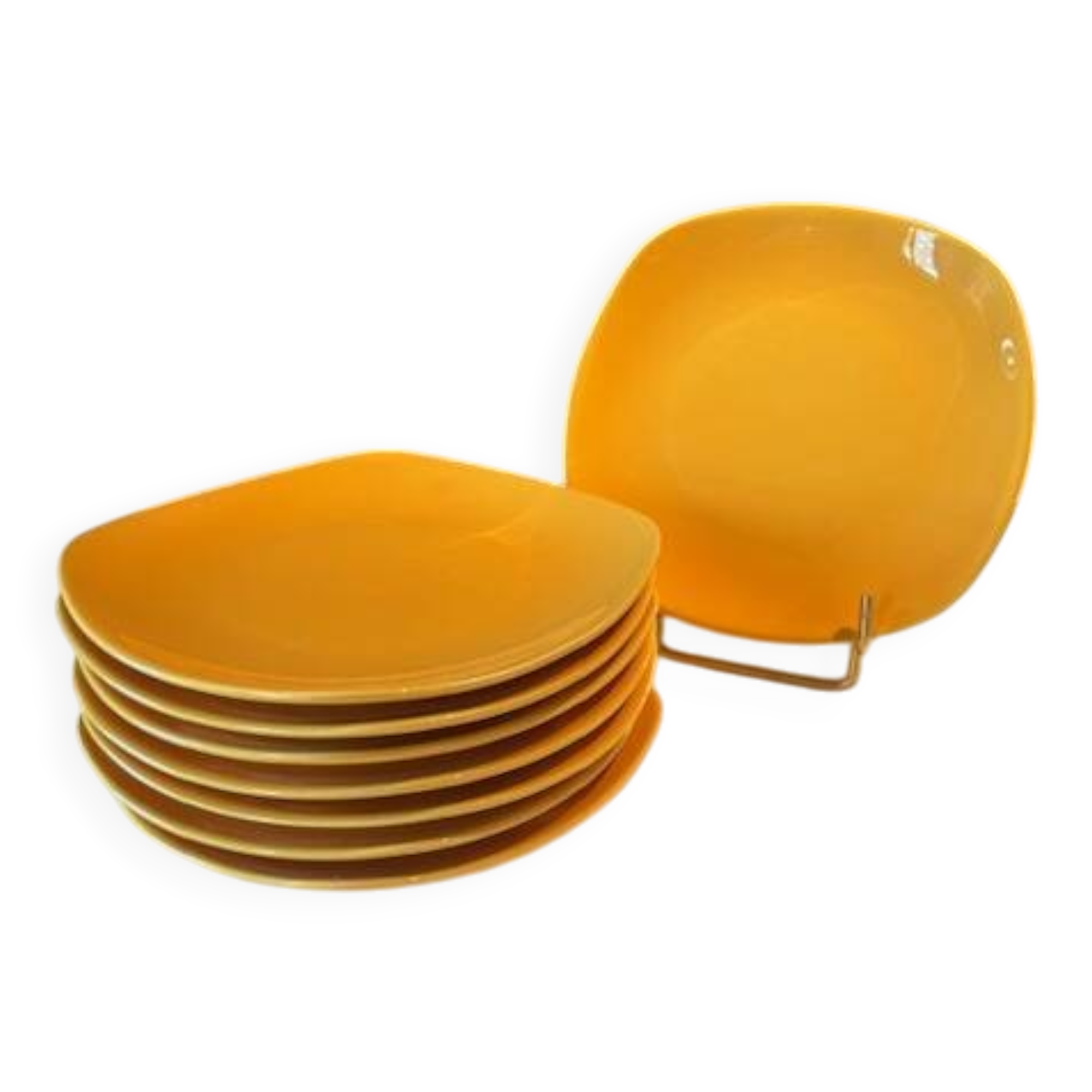 Vintage gold plates