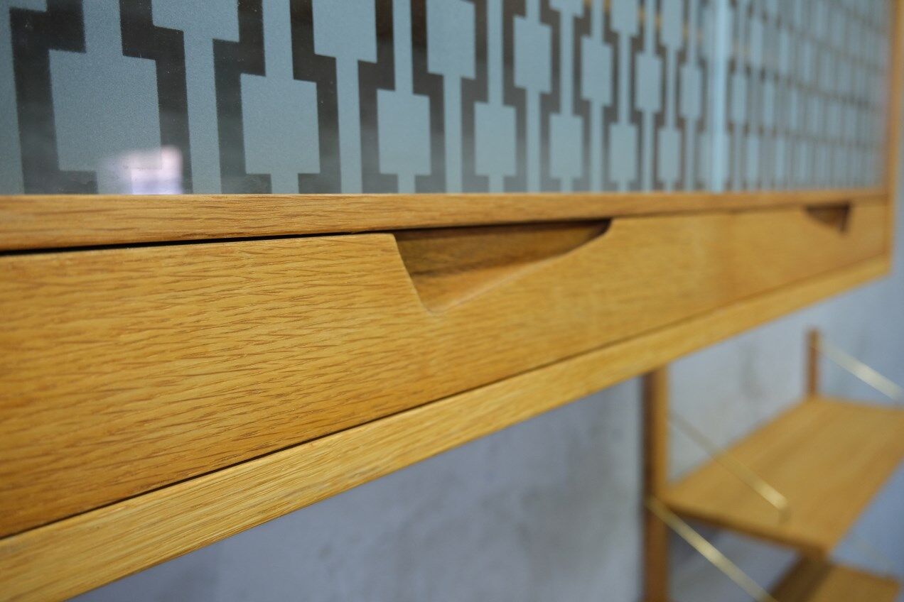 Modular Wall Unit by Kjell Riise for Brodrene Jatogs, Norway, 1960s